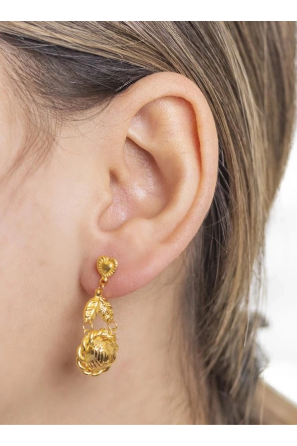 Yiğitbaşı Gold 22 Ayar Küpe (3317)