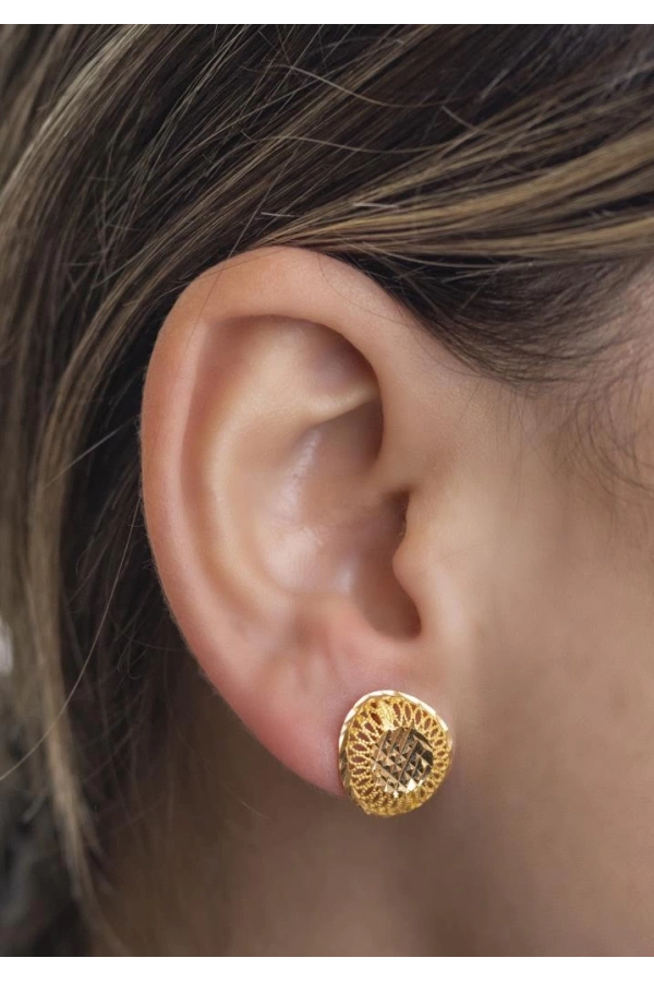 Yiğitbaşı Gold 22 Ayar Küpe (3322)