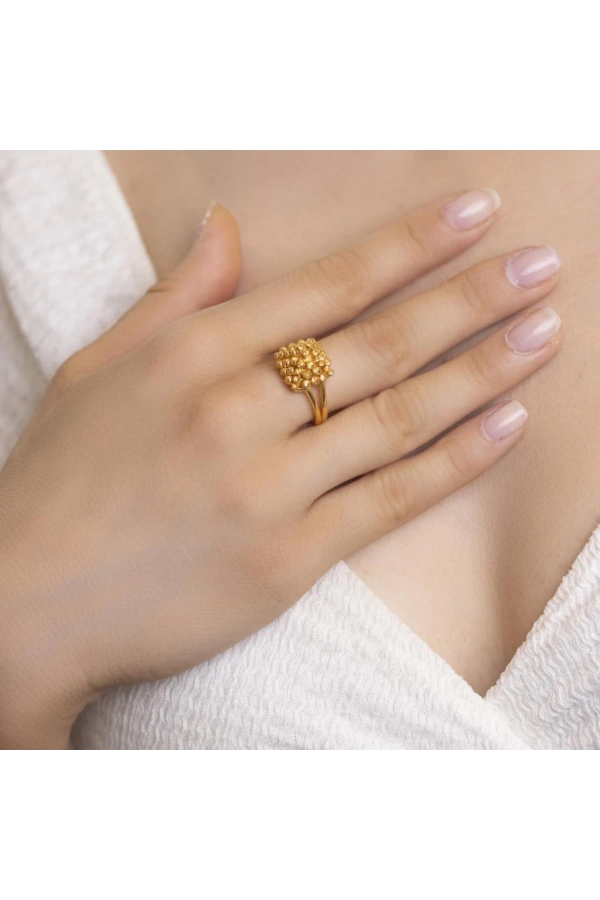 Yiğitbaşı Gold 22 Ayar Piramit Dorika Yüzük