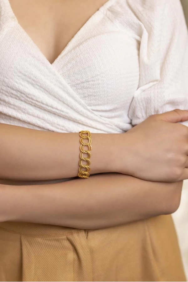 Yiğitbaşı Gold 22 Ayar Samanyolu Bileklik