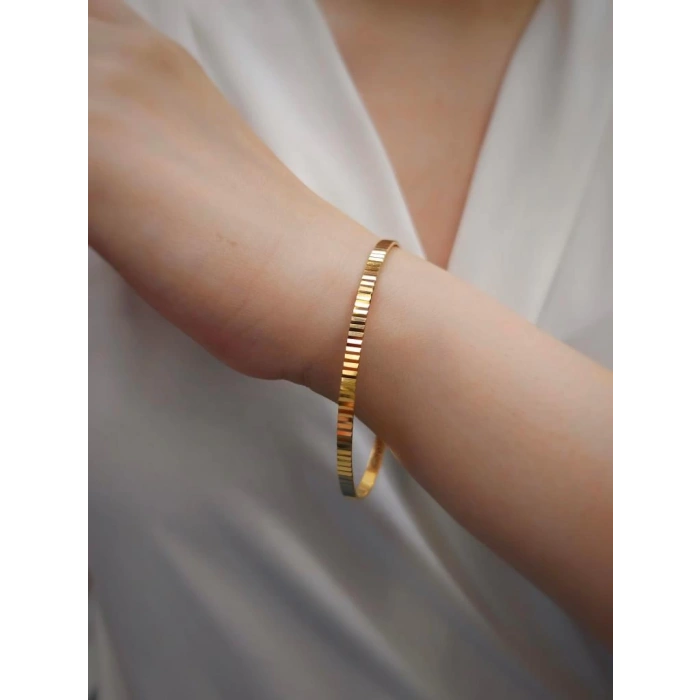 22 Ayar 10gr Kristal Ajda İşçiliksiz Bilezik
