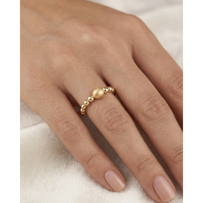 Yiğitbaşı Gold 14 Ayar Fancy Yüzük (3598)