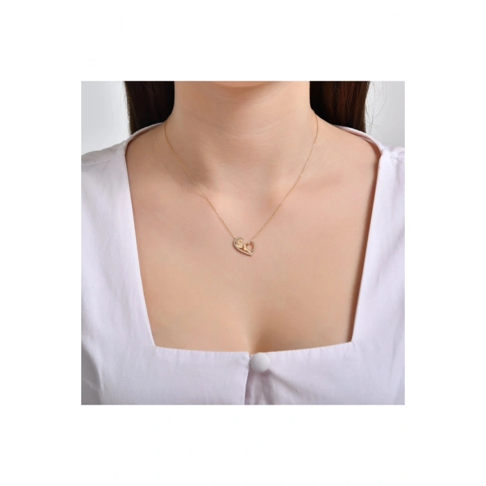 Anne Çocuk Altın Kolye - 14k - 2.35gr