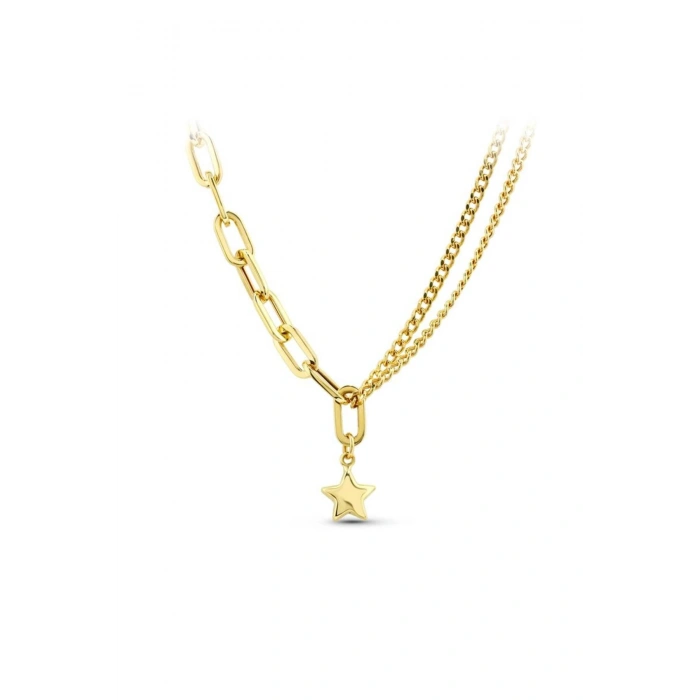 Yıldız Altın Kolye - 14k - 10.83gr