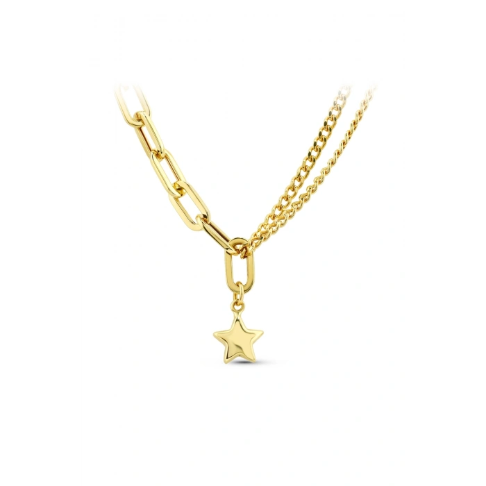 Yıldız Altın Kolye - 14k - 10.83gr