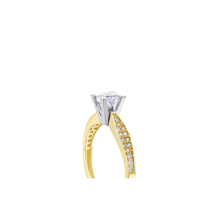 Altın Tektaş Yüzük - 14k - 2.30gr