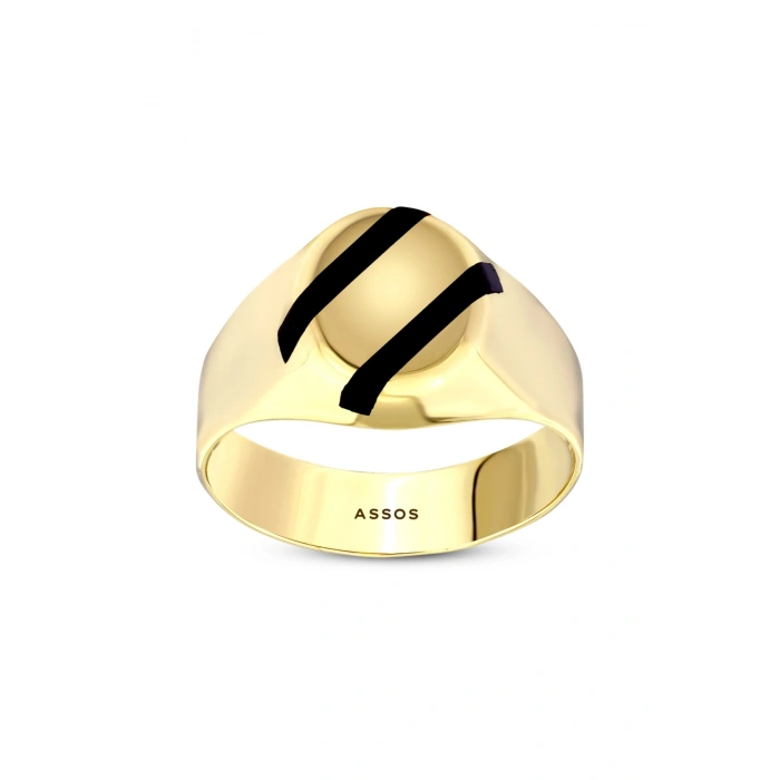 Altın Erkek Yüzük - 14k - 3.30gr