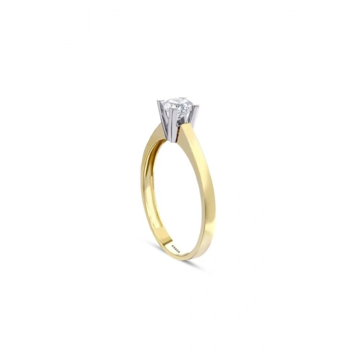 Altın Tektaş Yüzük - 14k - 1.66gr