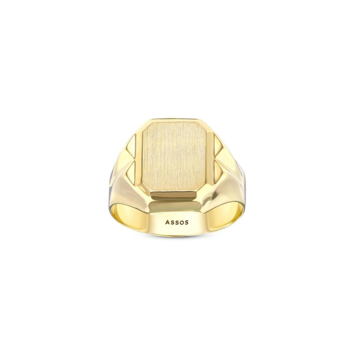 Altın Erkek Yüzük - 14k - 3.70gr