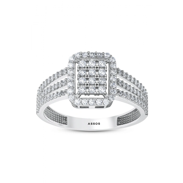 Taşlı Altın Yüzük - 14k - 2.64gr