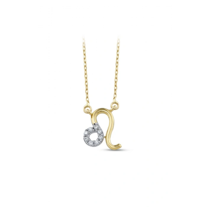 Assos Aslan Burcu Altın Kolye - 14K