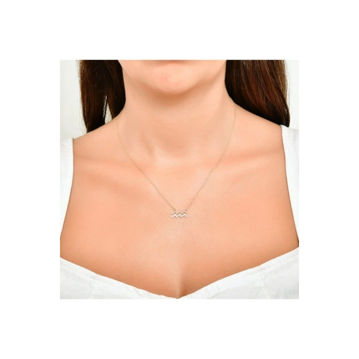 Assos Kova Burcu Altın Kolye - 14K