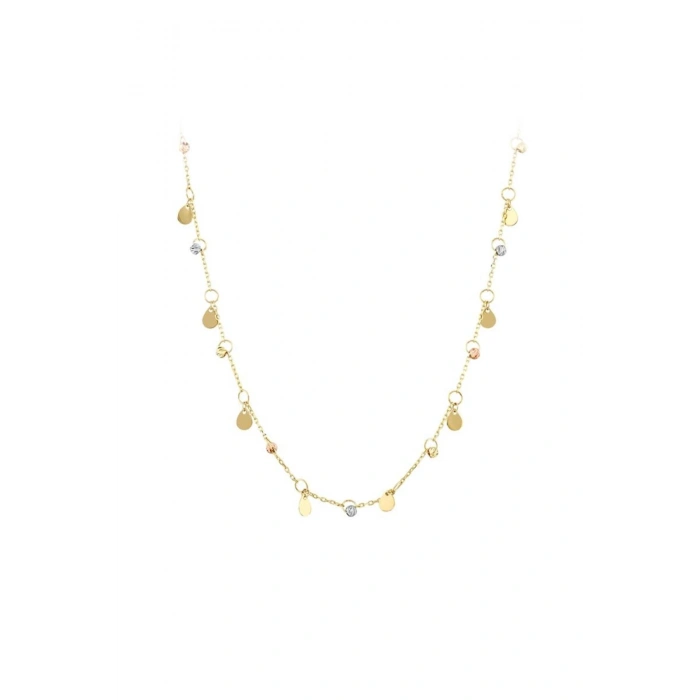 Dorika Toplu Altın Kolye - 14k - 2.53gr