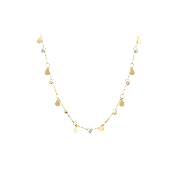 Dorika Toplu Altın Kolye - 14k - 2.53gr