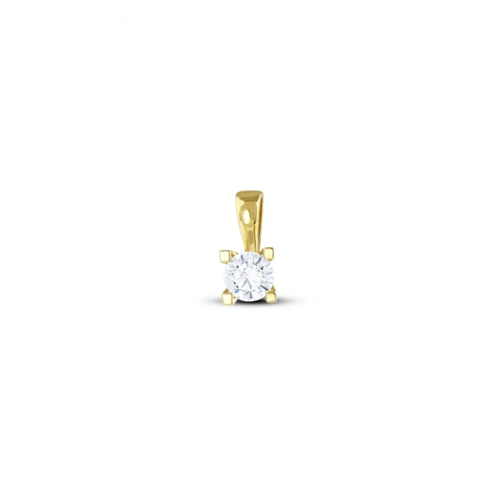 Altın Üçlü Tektaş Set - 14K