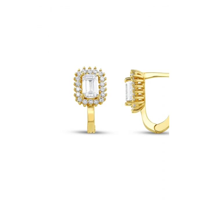 Baget Taşlı Altın Set - 14k - 7.05gr