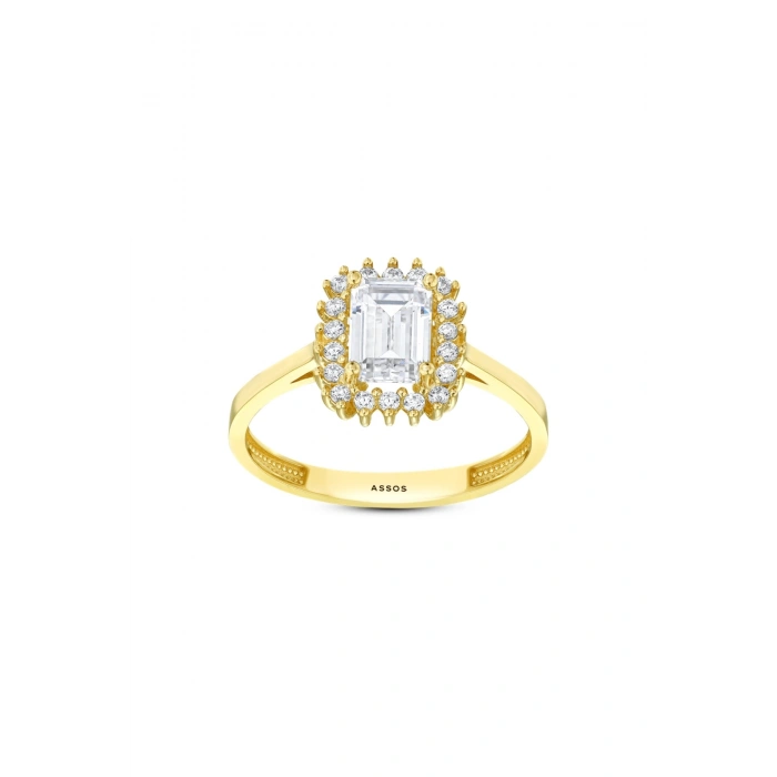 Baget Taşlı Altın Set - 14k - 7.05gr