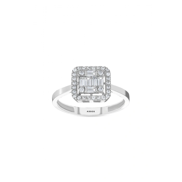 Baget Taşlı Altın Set - 14K