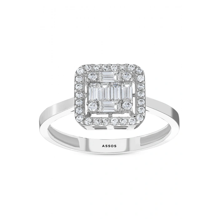 Baget Taşlı Altın Set - 14K