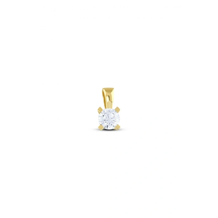Altın Üçlü Tektaş Set - 14K