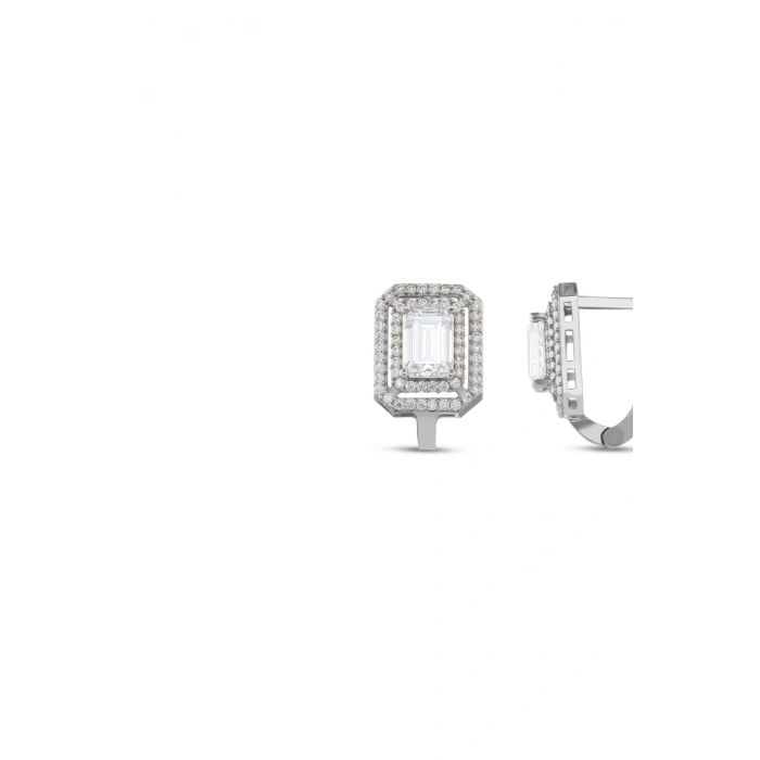 Baget Taşlı Altın Set - 14K