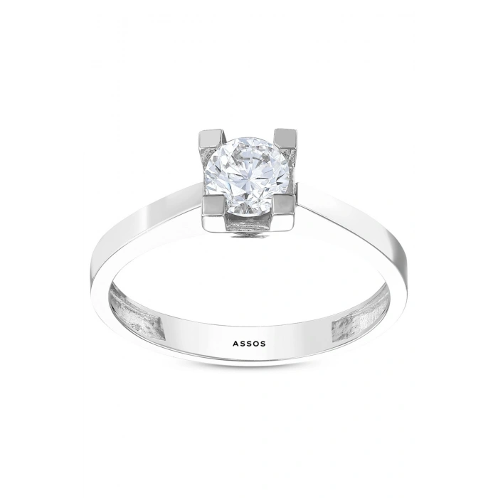 Altın Üçlü Tektaş Set - 14K
