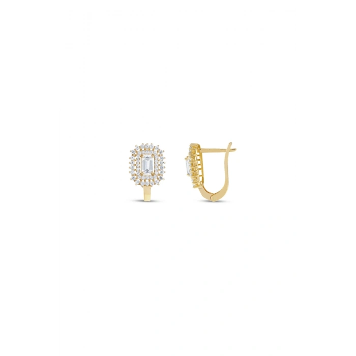 Baget Taşlı Altın Set - 14k - 7.49gr