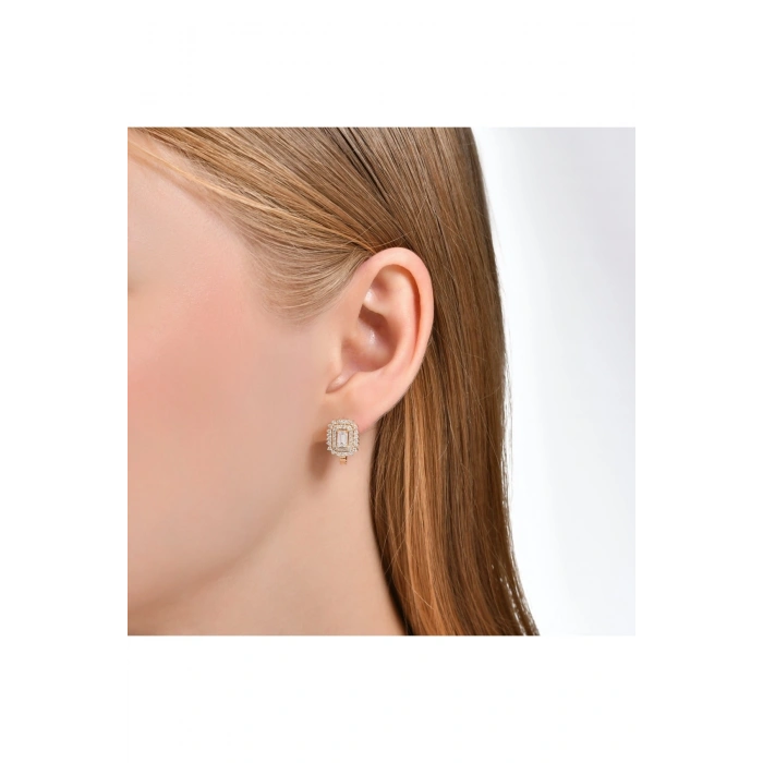 Baget Taşlı Altın Set - 14k - 7.49gr