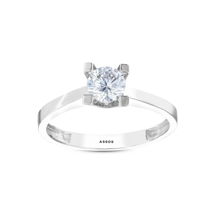 Altın Üçlü Tektaş Set - 14K