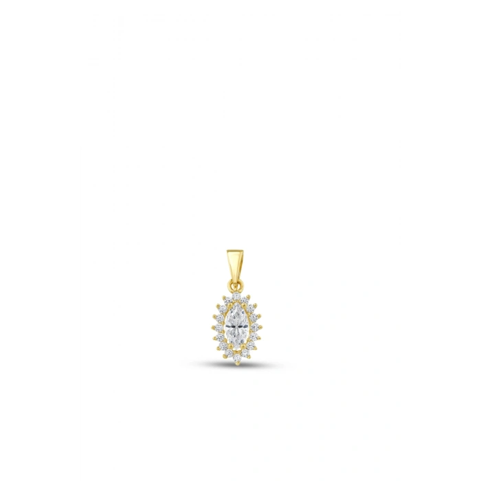 Mekik Formlu Altın Set - 14K