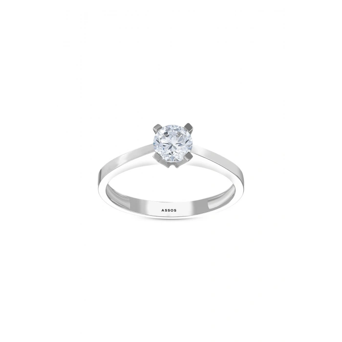 Altın Üçlü Tektaş Set - 14K