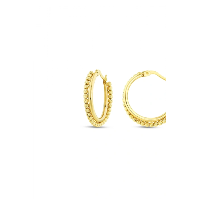 Dorika Toplu Altın Halka Küpe - 14k - 3.73gr
