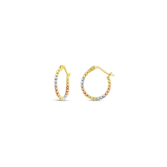 Dorika Toplu Altın Halka Küpe - 14k - 1.98gr