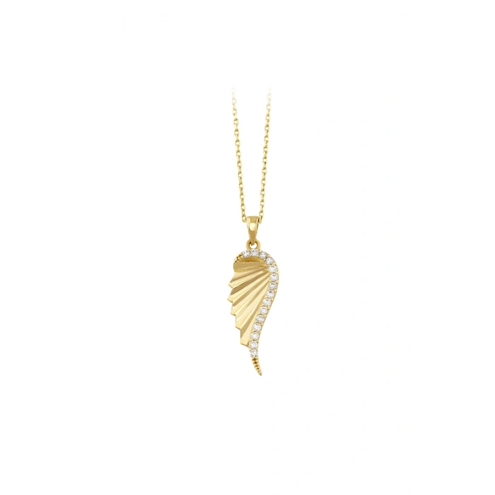 Melek Kanatlı Altın Kolye - 14k - 1.78gr