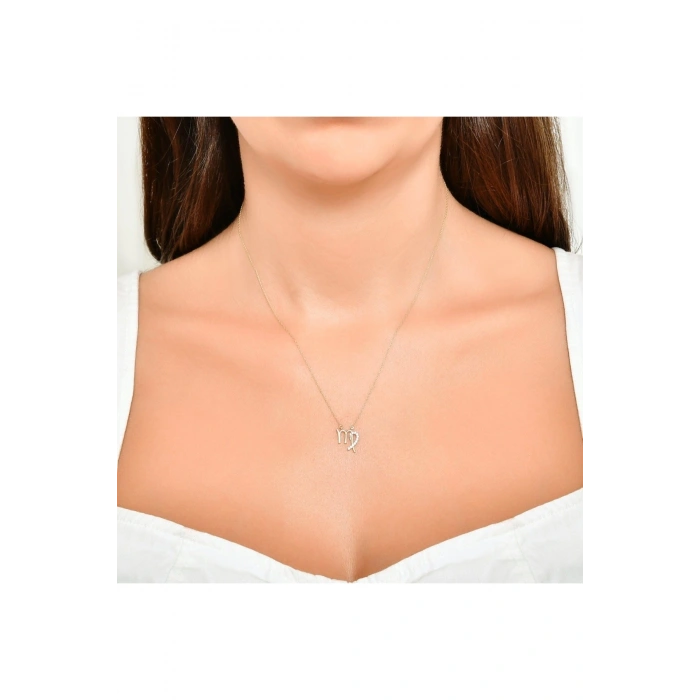Assos Başak Burcu Altın Kolye - 14K