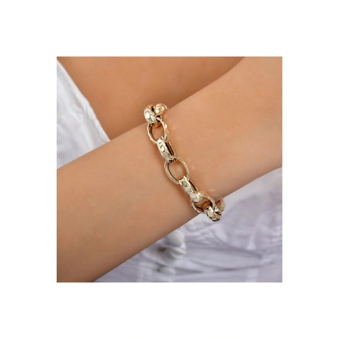 Altın Zincir Bileklik - 14k - 8.38gr