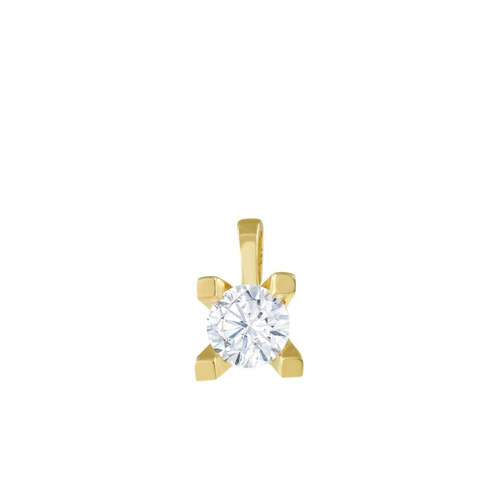 Altın Üçlü Tektaş Set - 14K