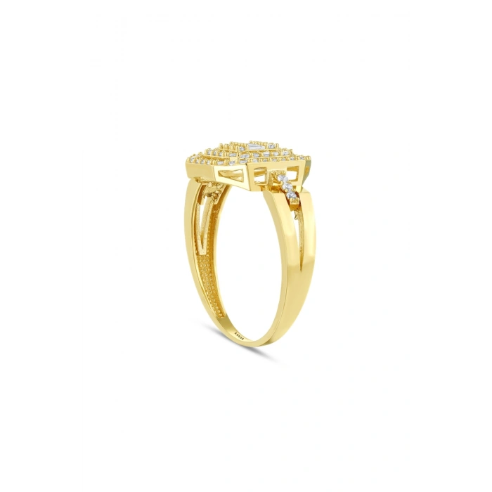Baget Taşlı Altın Set - 14k - 6.97gr