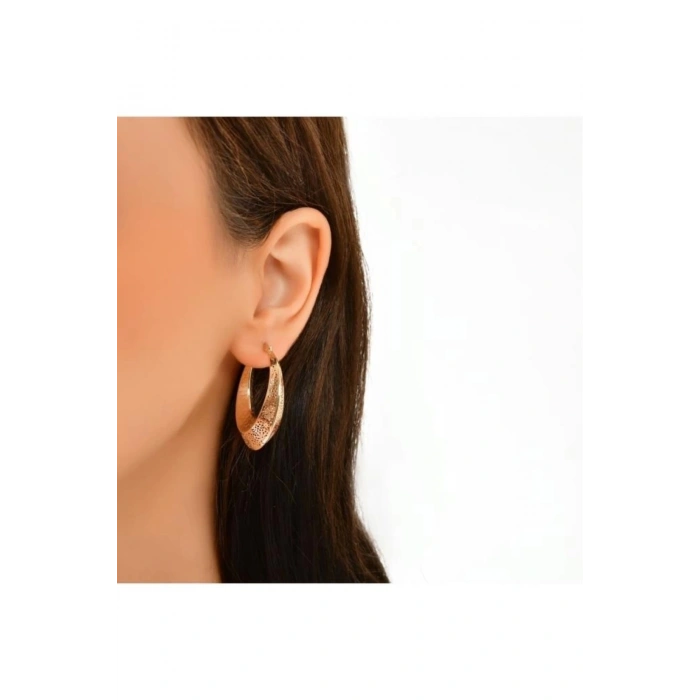 Tasarım Altın Küpe - 14k - 5.23gr