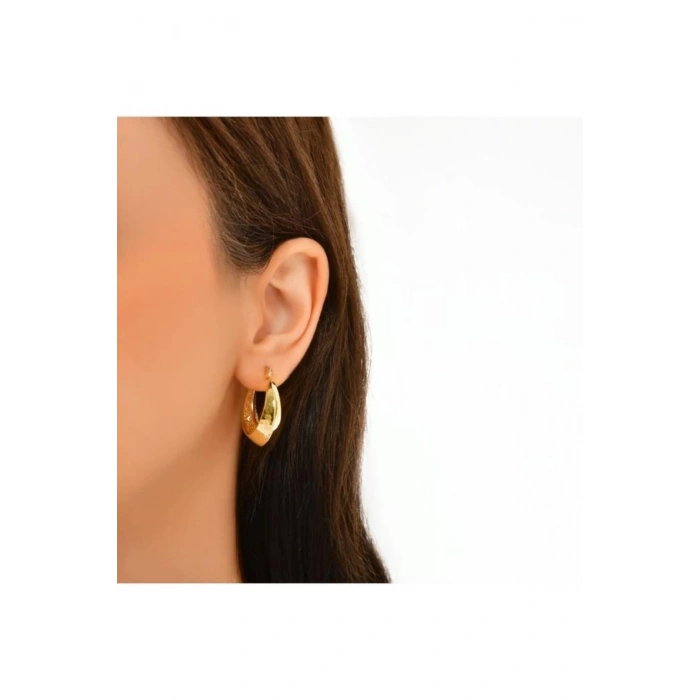 Tasarım Altın Küpe - 14k - 4.21gr