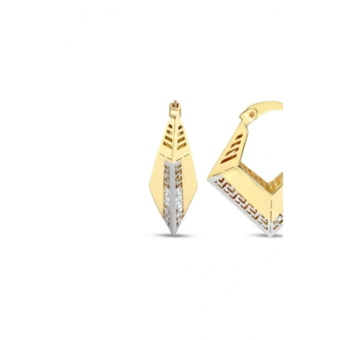 Tasarım Altın Küpe - 14k - 2.75gr