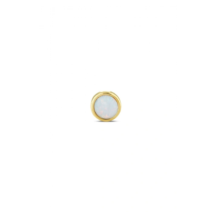 Taşlı Altın Tragus Piercing - 14K