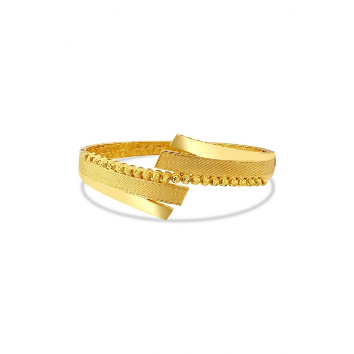 Tasarım Altın Kelepçe Bilezik - 14k - 14.60gr