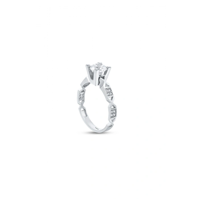 Altın Tektaş Yüzük - 14K