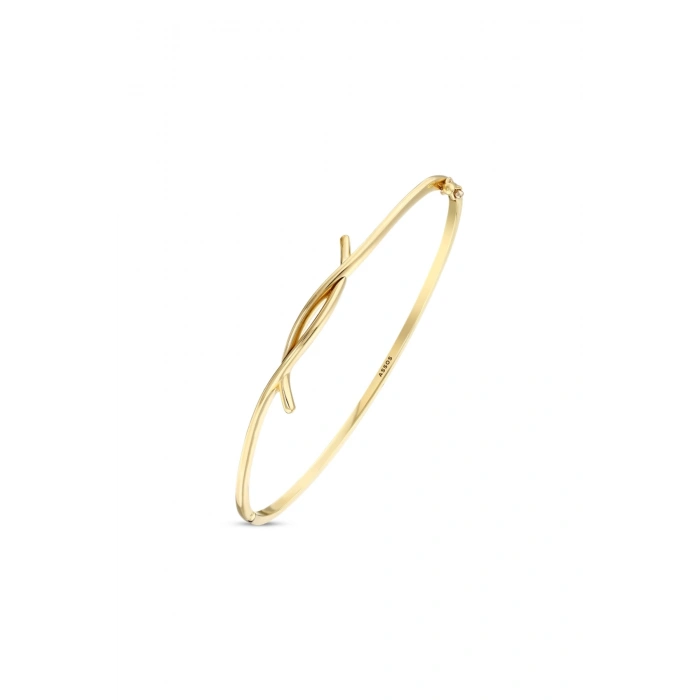 Tasarım Altın Kelepçe Bilezik - 14k - 5.38gr