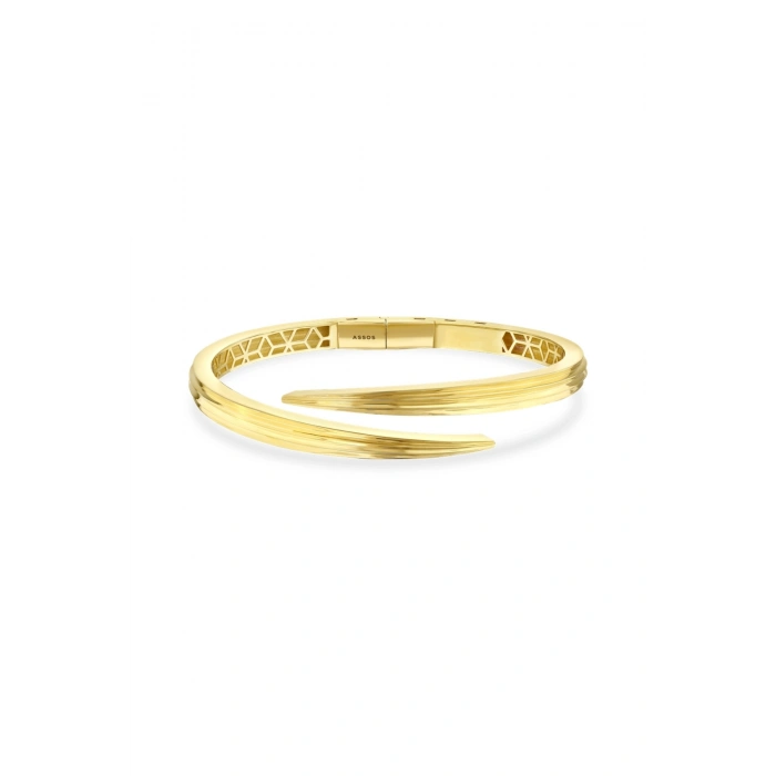 Tasarım Altın Kelepçe Bilezik - 14k - 13.25gr