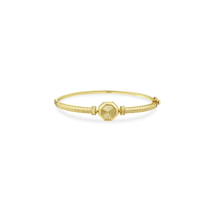 Tasarım Altın Kelepçe Bilezik - 14k - 5.98gr