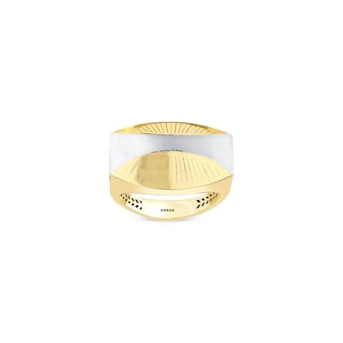 Tasarım Altın Yüzük - 14K - 3.00gr