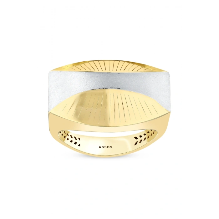 Tasarım Altın Yüzük - 14K - 3.00gr