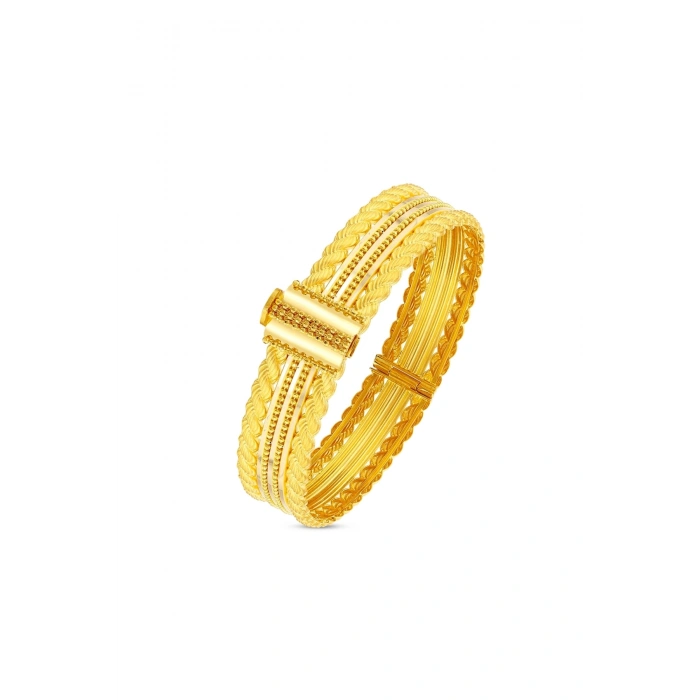 Altın Kelepçe Bilezik - 14k - 16.15gr